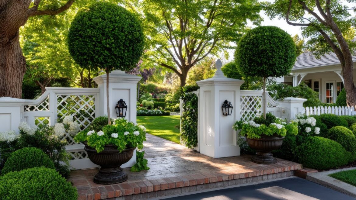 Luxury Small Front Yard Ideas | Garden Gates & Arches for Elegant Entryways