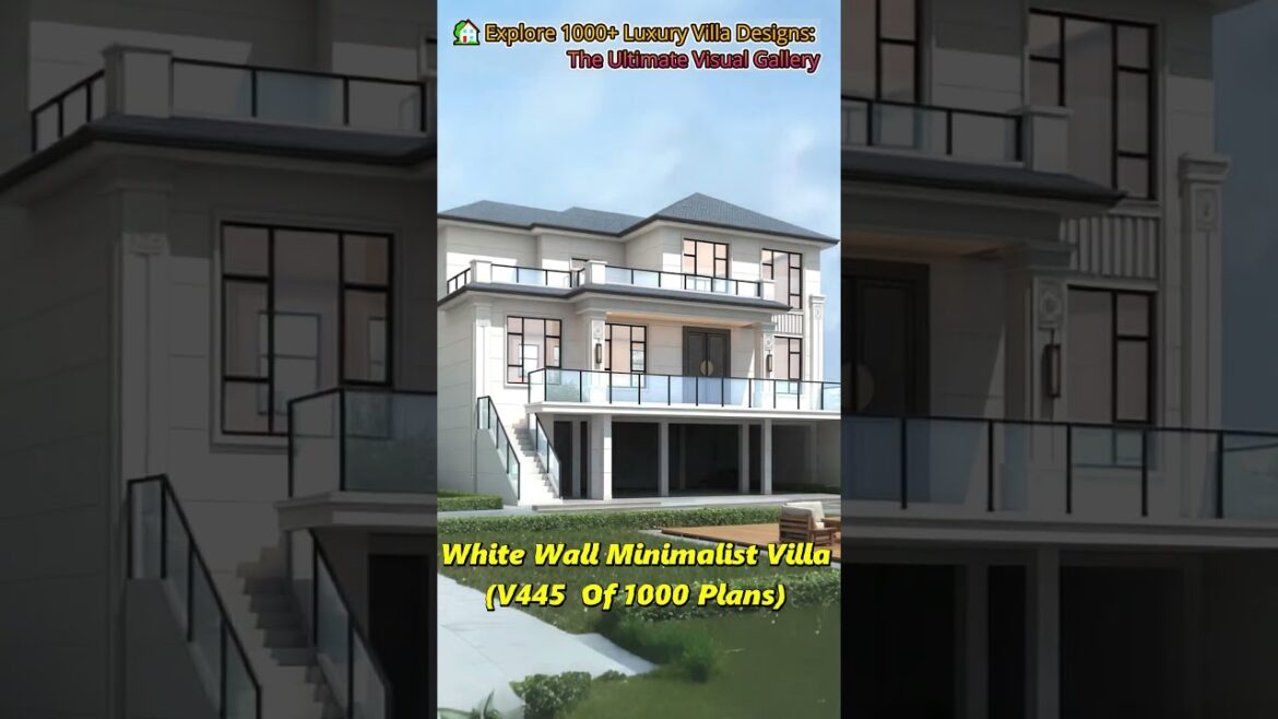 White Wall Minimalist Villa #usa #Australia #dreamhome