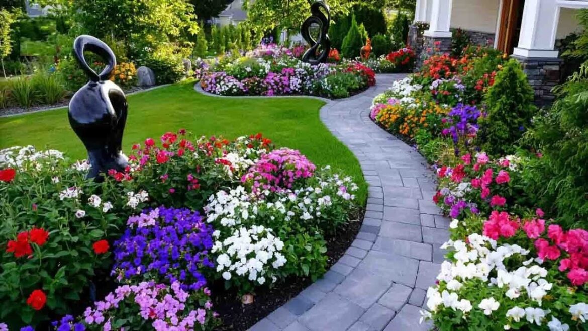 Beautiful Front Yard Flower Garden Design | Stunning Lawn & Landscape Ideas Beautiful Front Yard Flower Garden Design | Stunning Lawn & Landscape Ideas