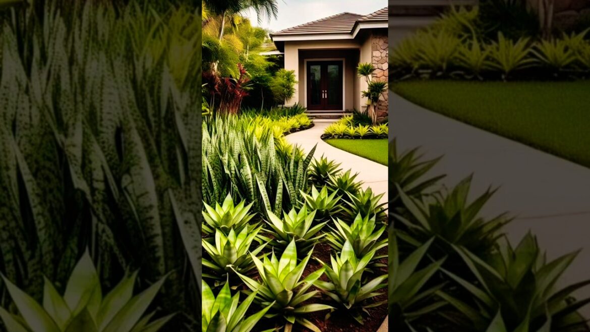 Gardening lovers, Snake plant gardening ideas 🌵 #shorts