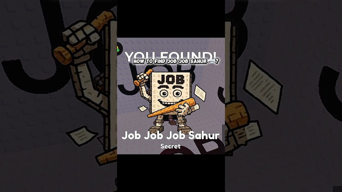 How To Find Only Job Job Sahur 😱? #roblox #trending #shorts #actingchallenge #fypシ