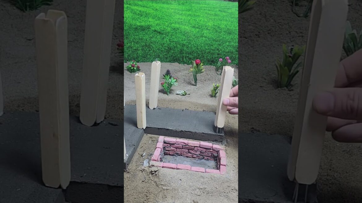 making mini home with pool #miniature #minibricks