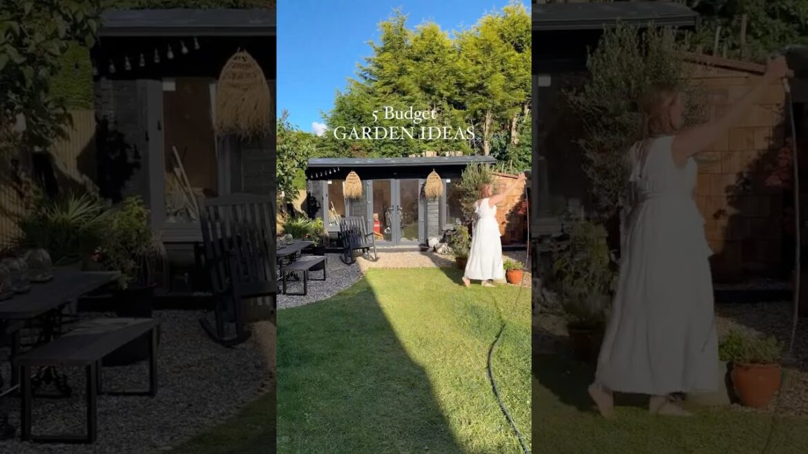 5 Budget Garden Ideas #gardenhacks