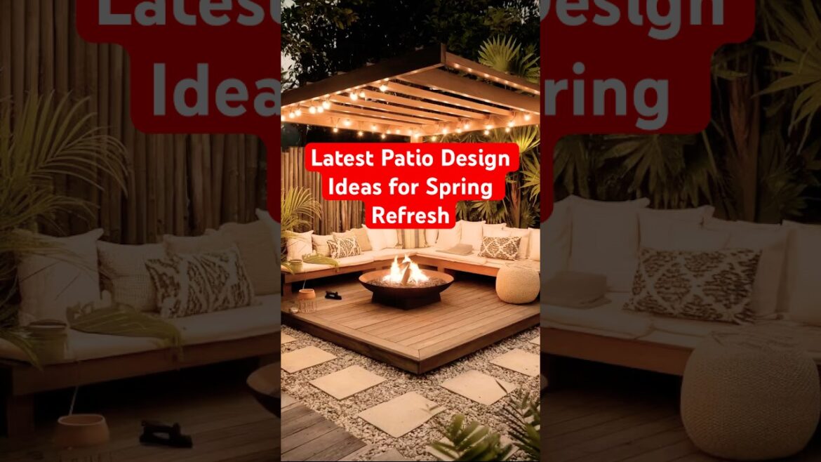 Modern Patio Designs 2025 | Trendy Patio Ideas | Cozy Backyard Sitting Area #patio #youtubeshorts