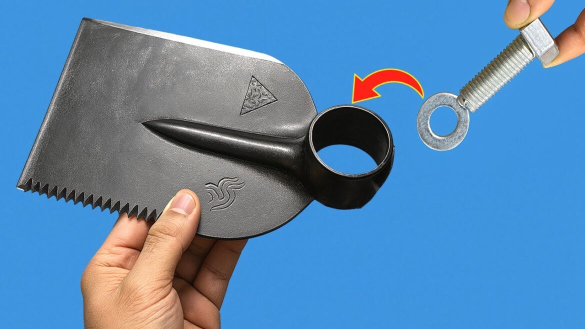 60-year-old gardener's invention! Turn a hoe into a shovel in just 5 minutes