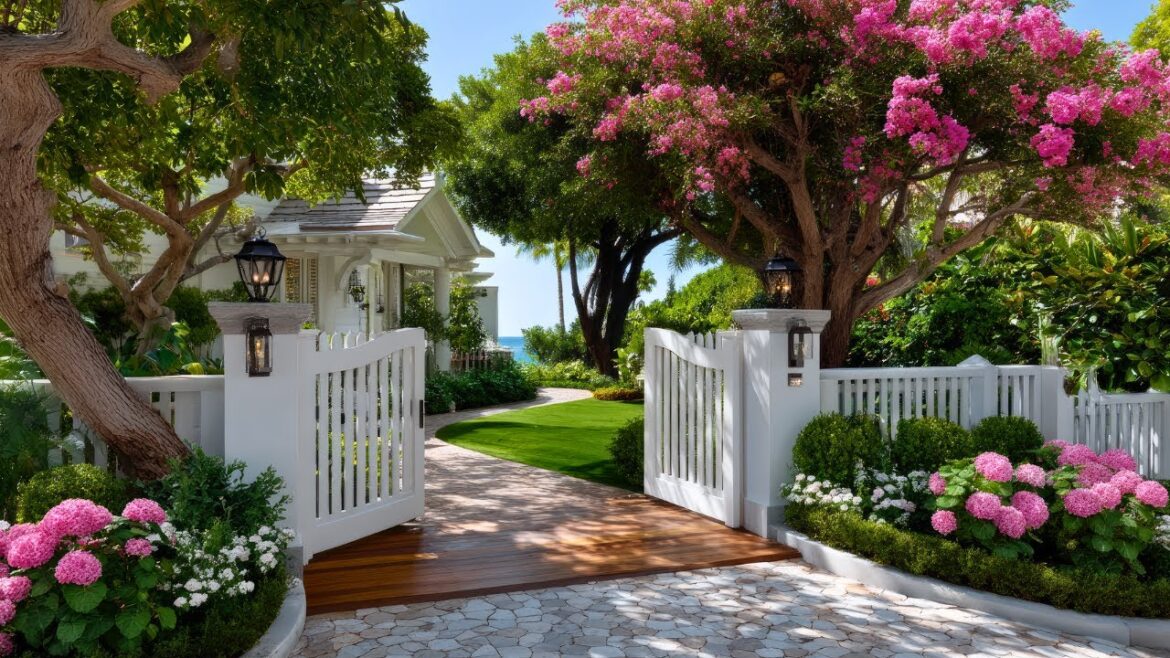 Luxury Curb Appeal Secrets: Elegant Small Front Yard Gates & Garden Arches for Stylish Entryways
