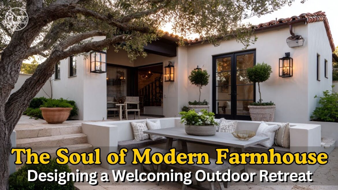 Outdoor Modern Farmhouse: Patio & Garden Design Ideas
