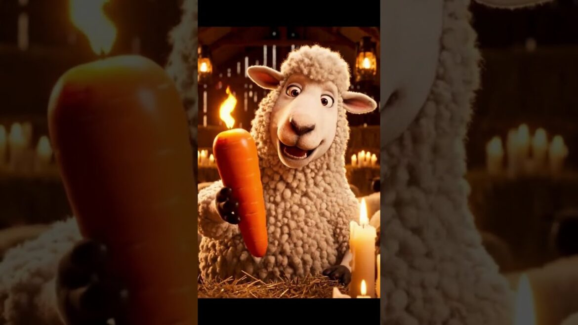 🥕 Sheep Plan GARDEN HEIST! 🐑 Mission Impossible #shorts  #funny #birthdaycake #animation