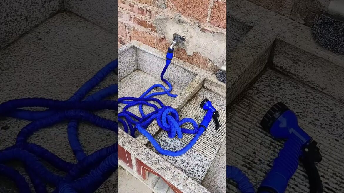 Tangle Free Hose Saves Your Time! #shorts #garden #car #tools #hack #home #water Tangle Free Hose Saves Your Time! #shorts #garden #car #tools #hack #home #water