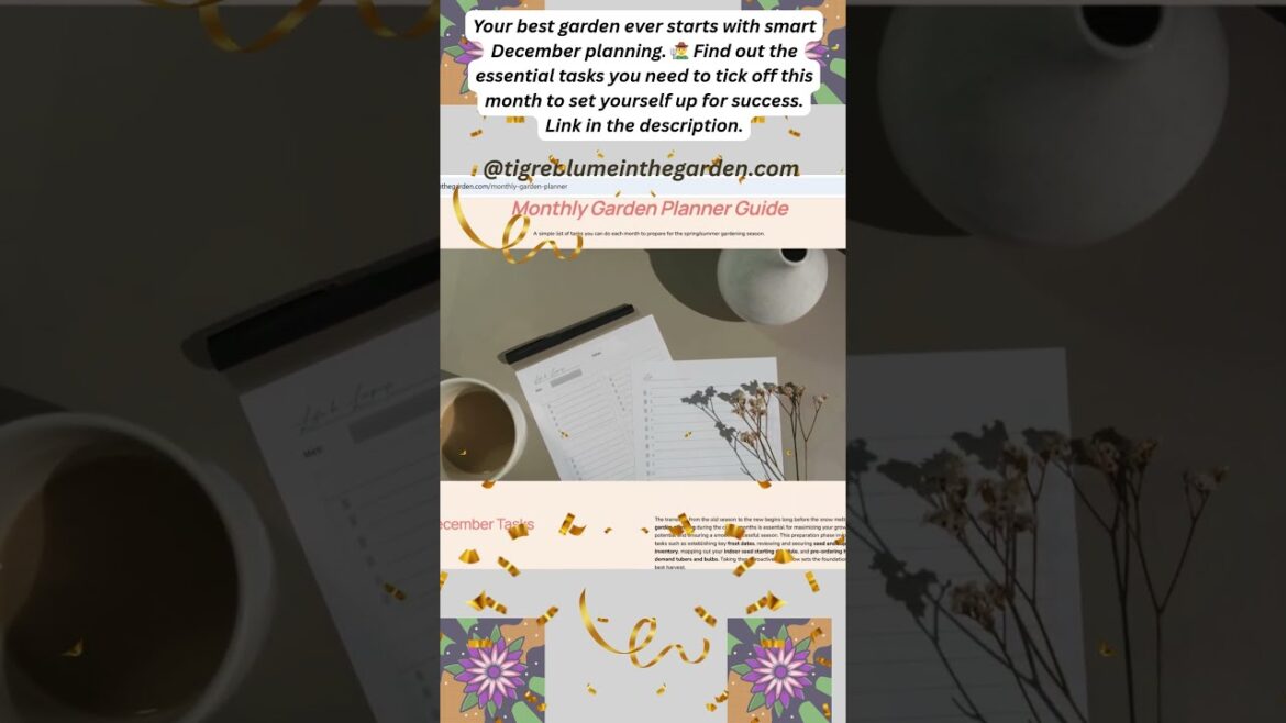 December Gardening Tips | Monthly Planner Guide | Garden Planning Series | Zone 6B December Gardening Tips | Monthly Planner Guide | Garden Planning Series | Zone 6B
