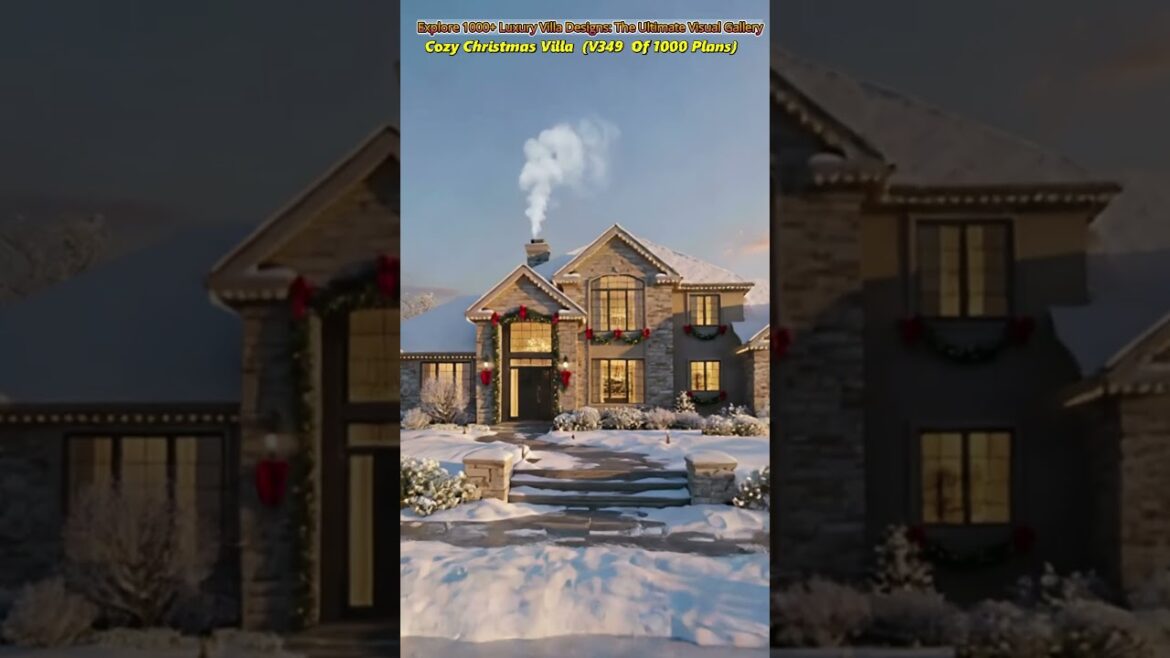 Cozy Christmas Villa #usa #Australia #dreamhome Cozy Christmas Villa #usa #Australia #dreamhome