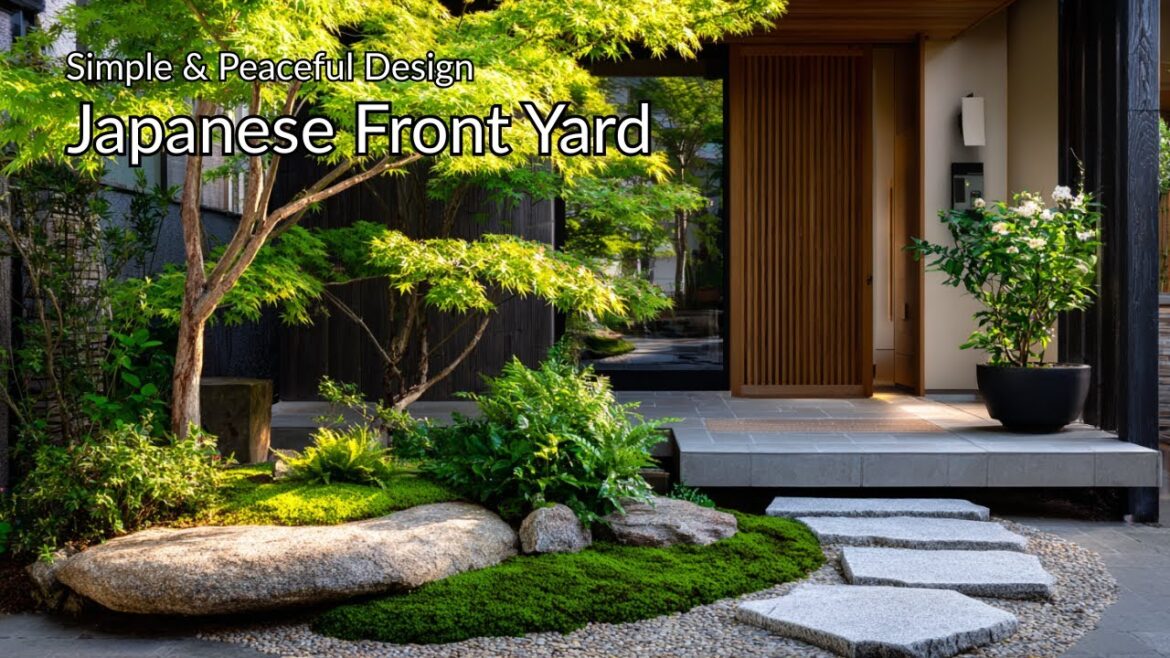 Small Japanese Front Yard Design | Simple Yet Peaceful Garden Inspiration