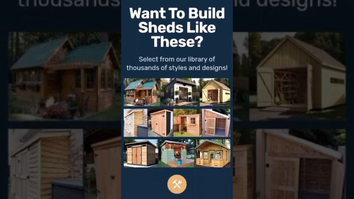 Build a Backyard Shed for WAY Less 💰 | DIY Shed Plans #shorts #viral #trending #diy #shed #ai #pdf