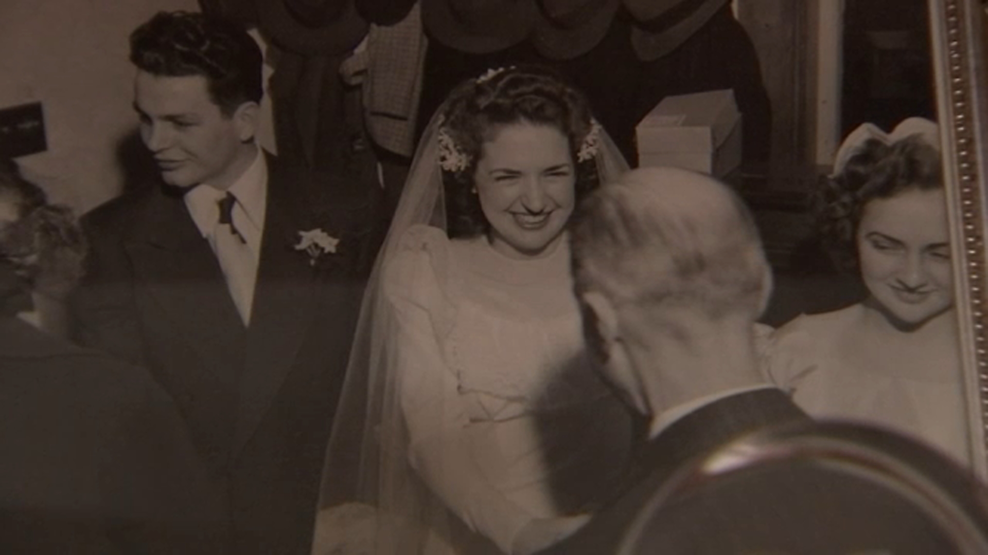 Wedding picture of Hal Yoak and wife.