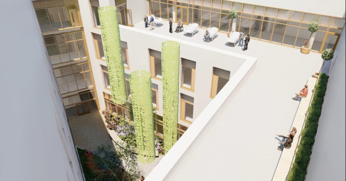 Rotarians and Shrewsbury hospital plan sky gardens Rotarians and Shrewsbury hospital plan sky gardens