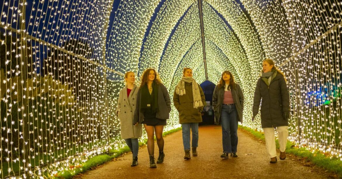 Royal Botanic Garden in Edinburgh is being transformed for Christmas Royal Botanic Garden in Edinburgh is being transformed for Christmas