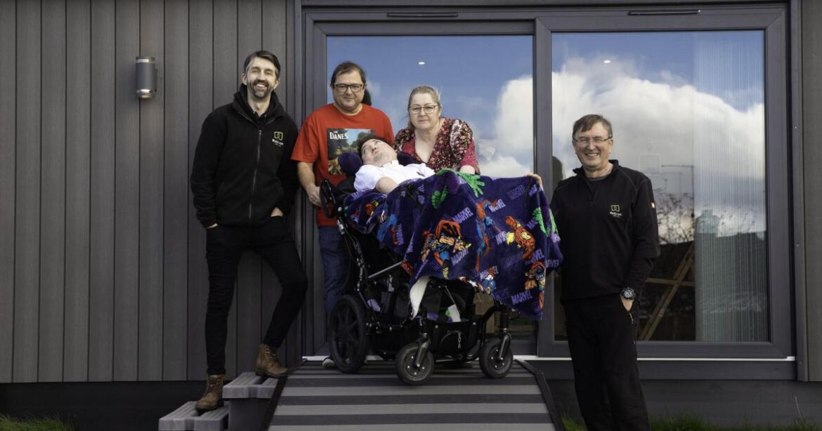 Garden room transforms life of disabled Little Neston man