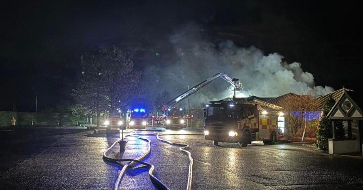 Hayes Garden Land in Ayrshire’s Bogend has ‘burned down’ in huge fire Hayes Garden Land in Ayrshire's Bogend has 'burned down' in huge fire