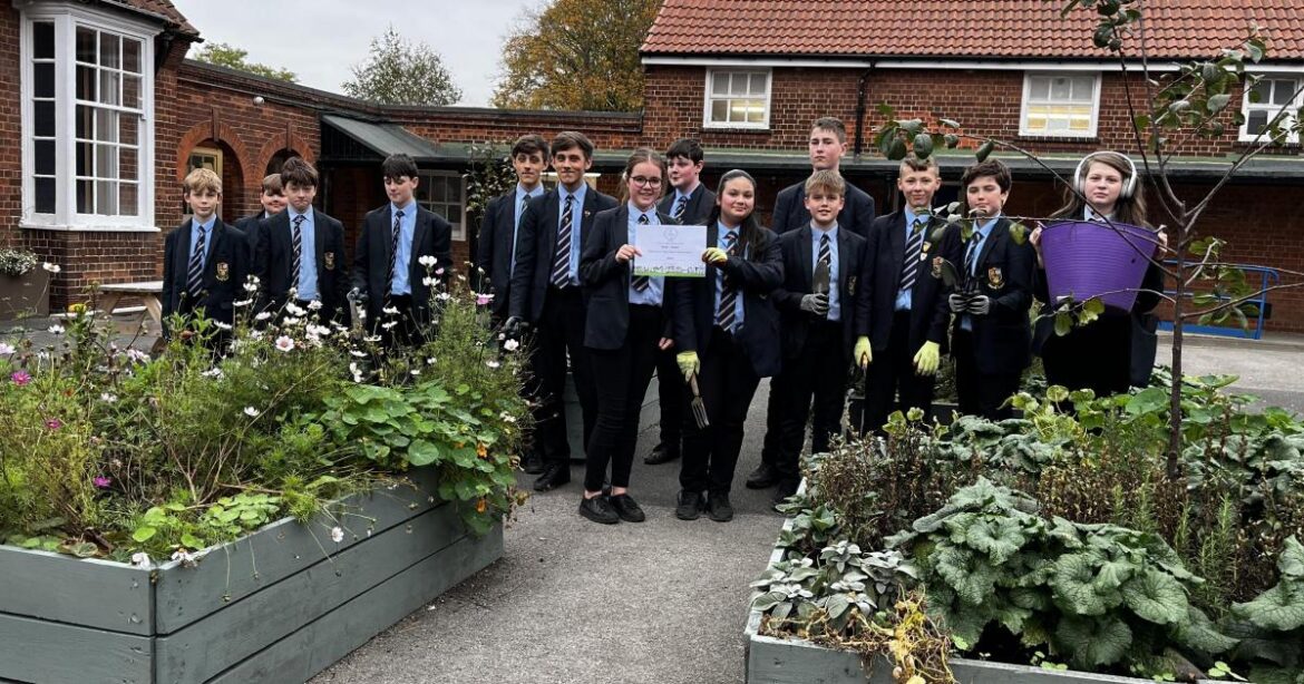 Malton School gardeners win Yorkshire in Bloom award