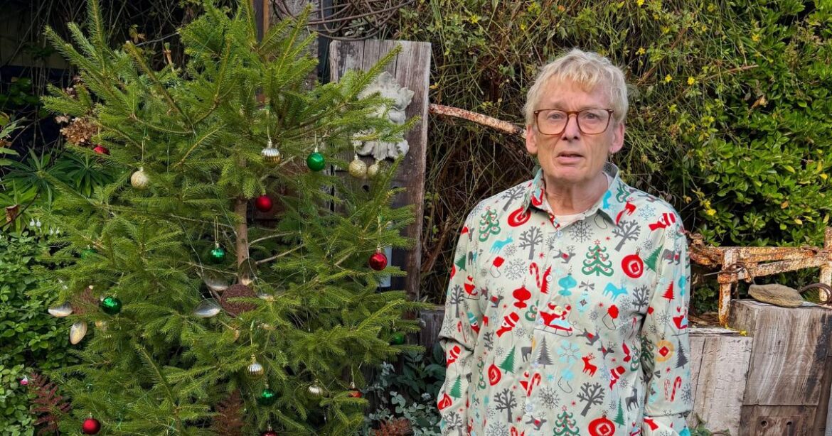 Geoff Stonebanks' resilient Christmas tree and a winter wonderland