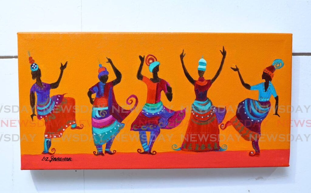 Indo Dance by Liz Gardener at Horizons Art Gallery. - Photos by Faith Ayoung