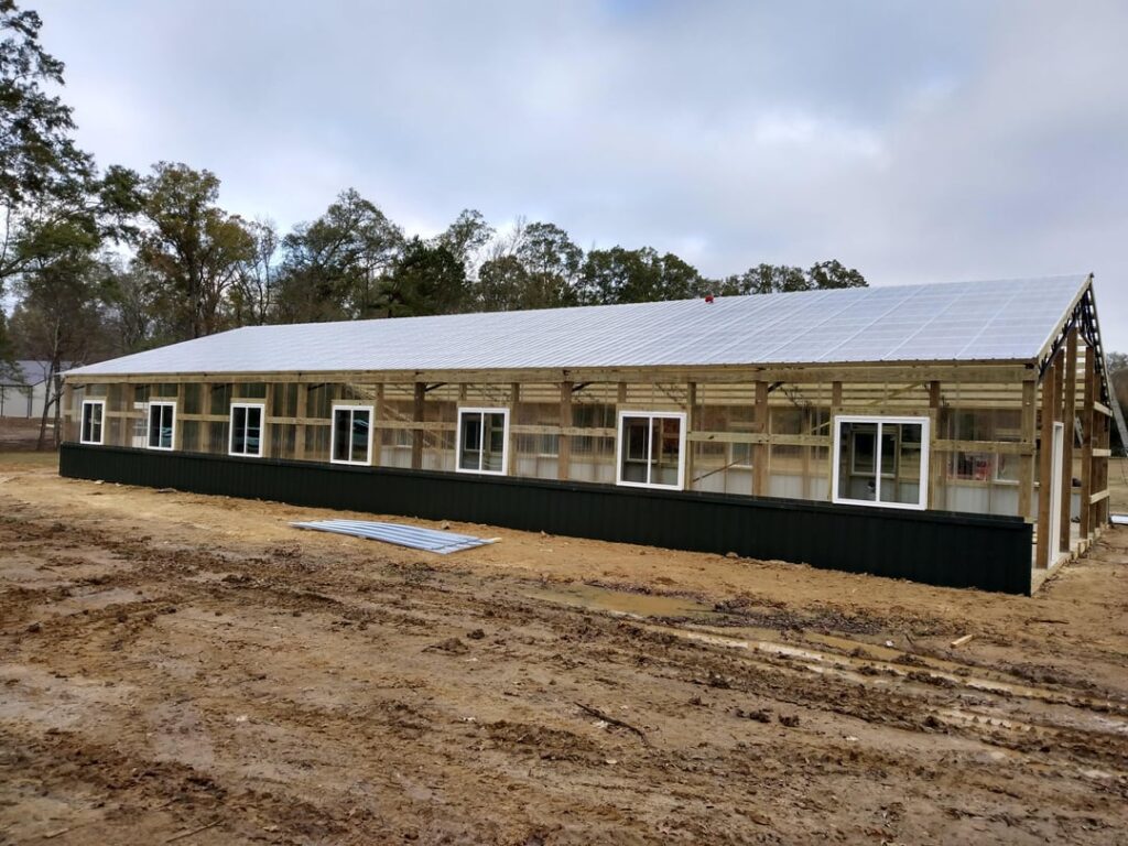 Anyone else building pole barn greenhouses?