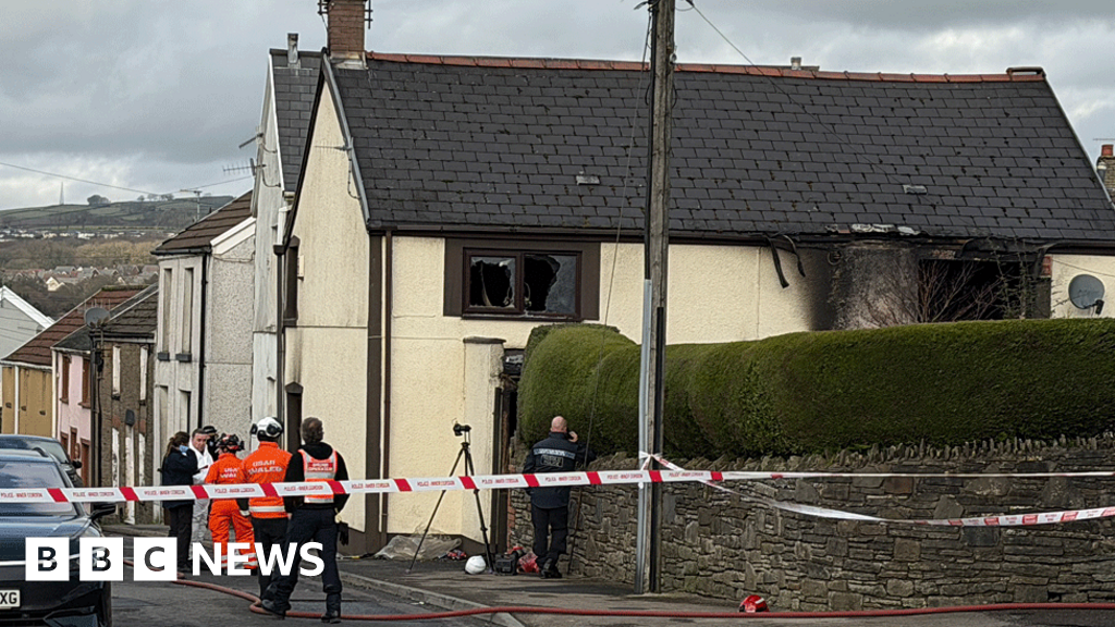 Nelson fire kills two after explosion at Caerphilly house Nelson fire kills two after explosion at Caerphilly house