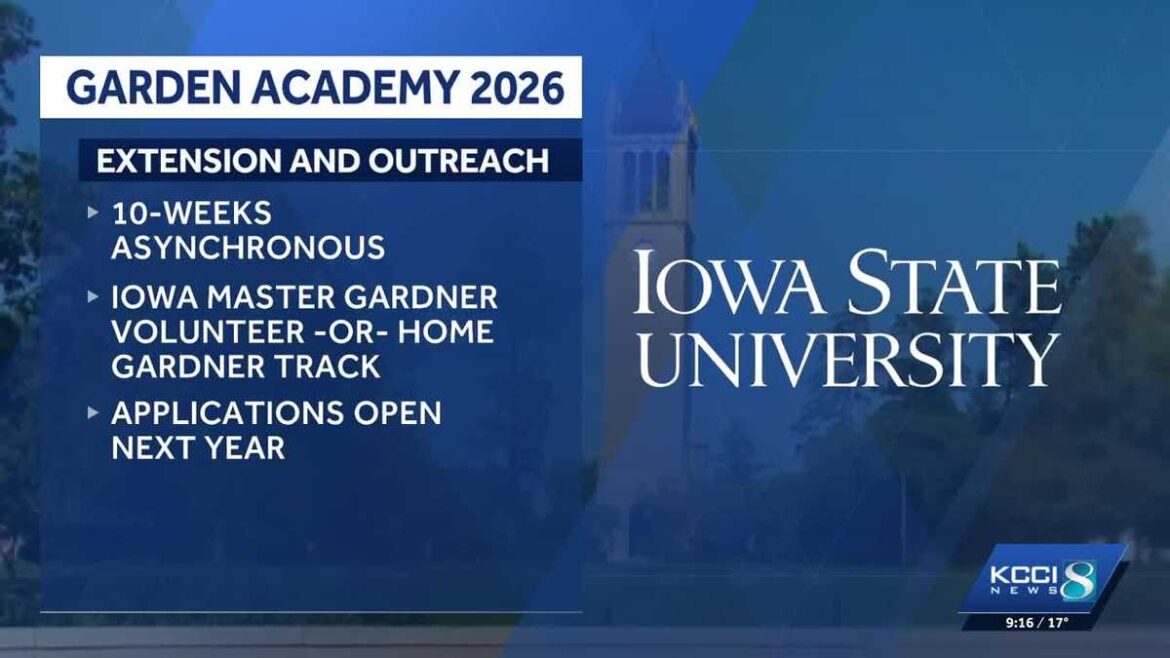 Garden Academy opens through Iowa State University Extension and Outreach