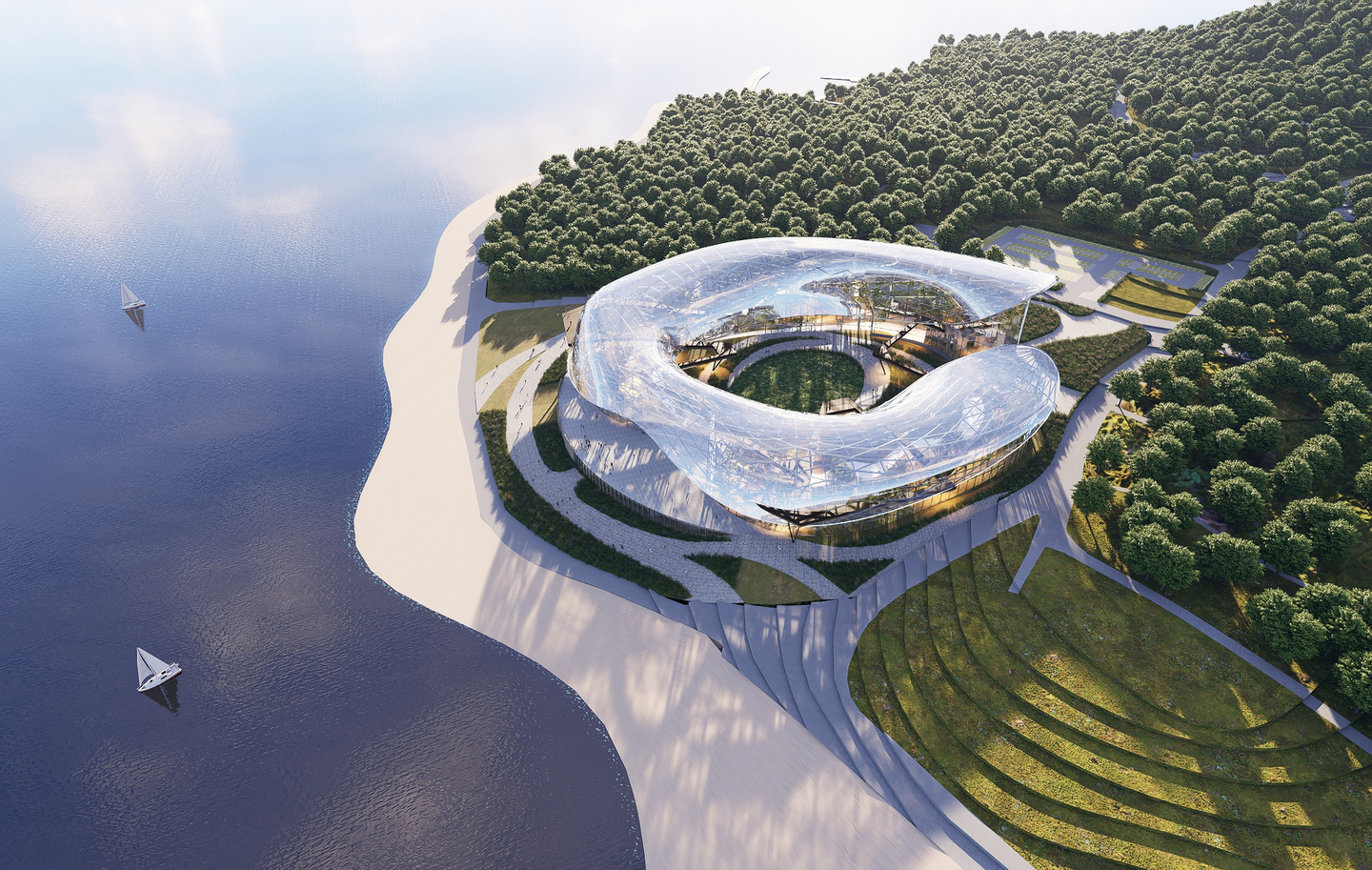 A rendering of the planned Ganjeolgot Botanical Garden [ULJU COUNTY GOVERNMENT]