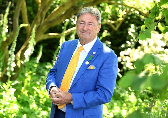 LONDON, ENGLAND - MAY 20: Alan Titchmarsh attends The RHS Chelsea Flower Show at Royal Hospital Chelsea on May 20, 2024 in Londo