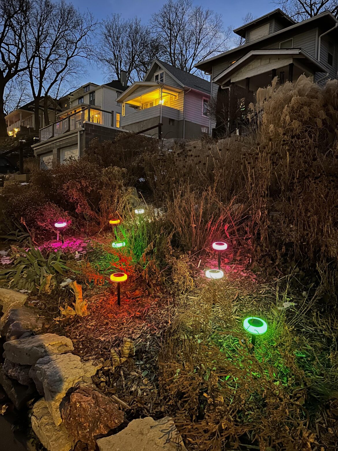 Winter garden decoration