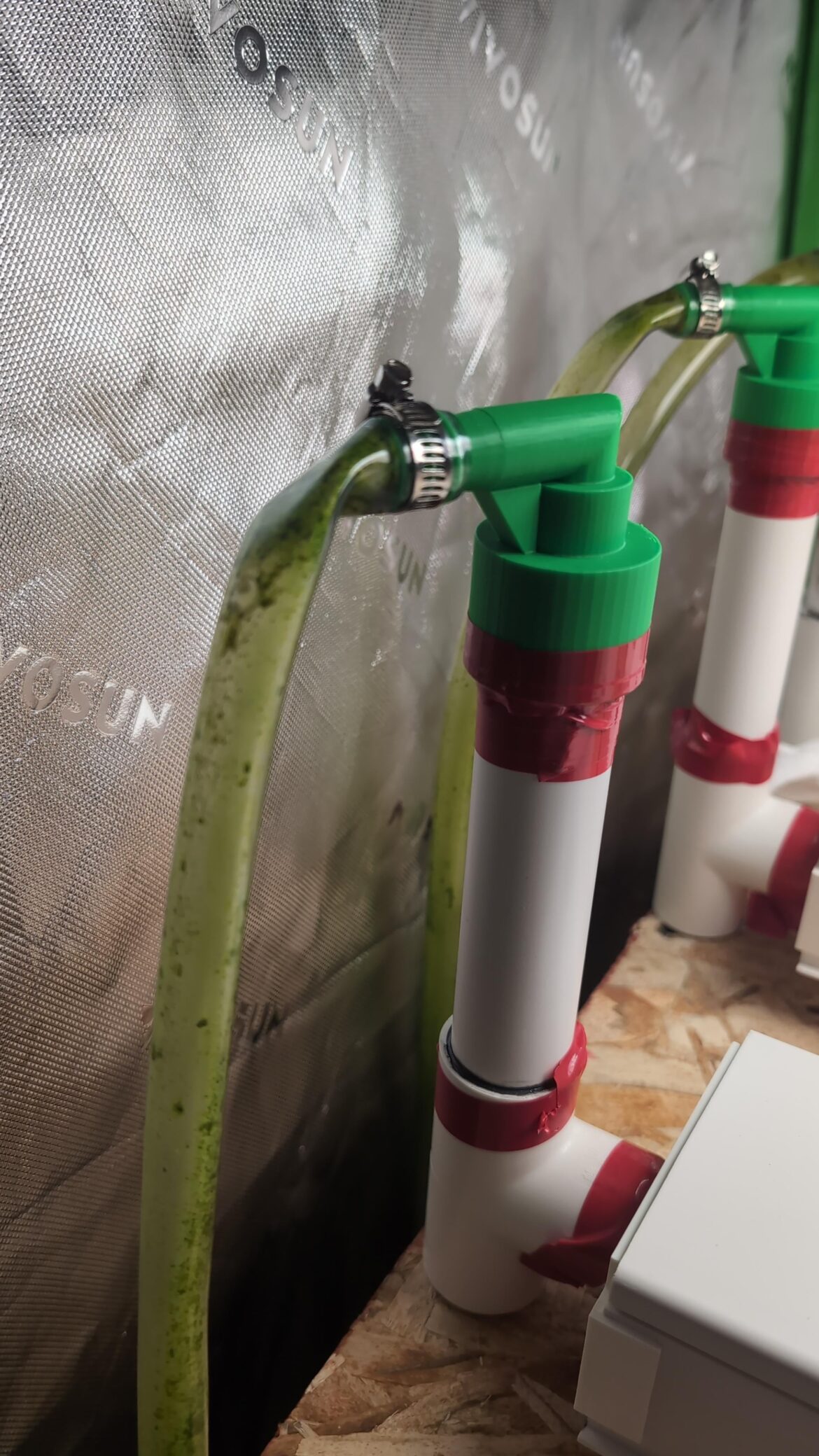 Clear Plastic Hose was a poor choice