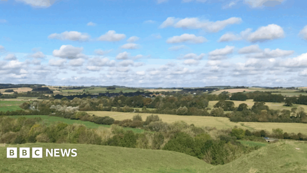 Garden community build near Dorchester ‘could start in 2028’ A picture of open fields and land that would be used for the North Dorchester Garden Development, taken from a Dorset Council document about the scheme.