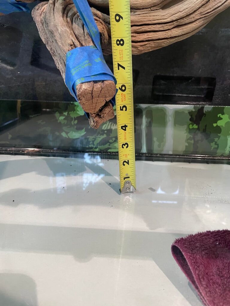 Is there enough room for the drainage layer & screen?