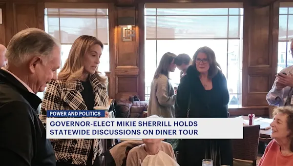 Gov.-elect Sherrill addresses economic concerns on Garden State diner tour Gov.-elect Sherrill addresses economic concerns on Garden State diner tour