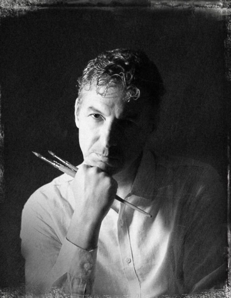 Artist Vladislav Yeliseyev. Photo courtesy of Mounts Botanical Garden