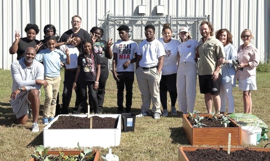 Ground broken on new community, school garden Ground broken on new community, school garden