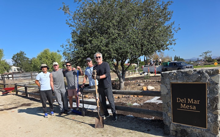 Two new pollinator gardens recently opened in Del Mar Mesa....