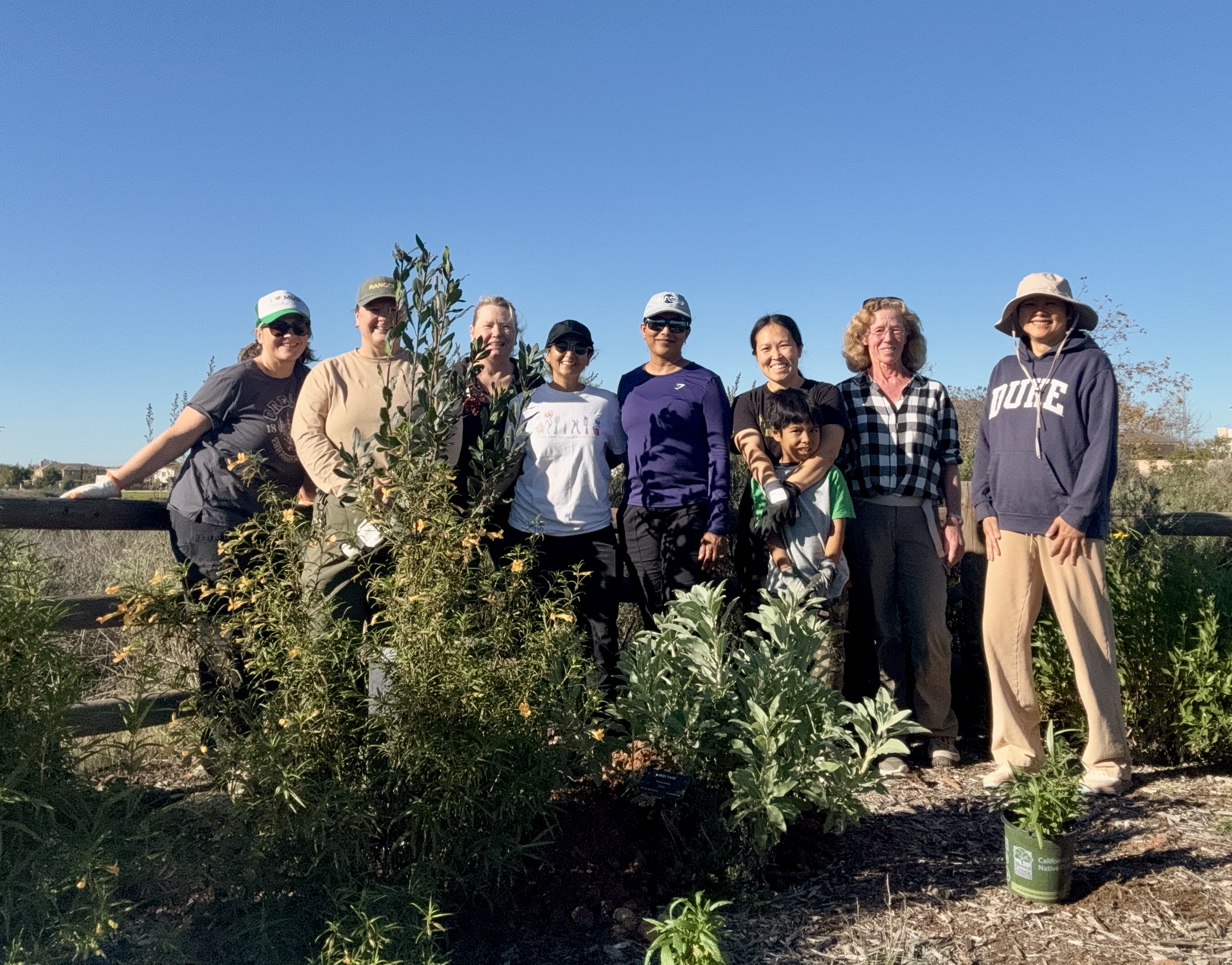 Two new pollinator gardens recently opened in Del Mar Mesa....
