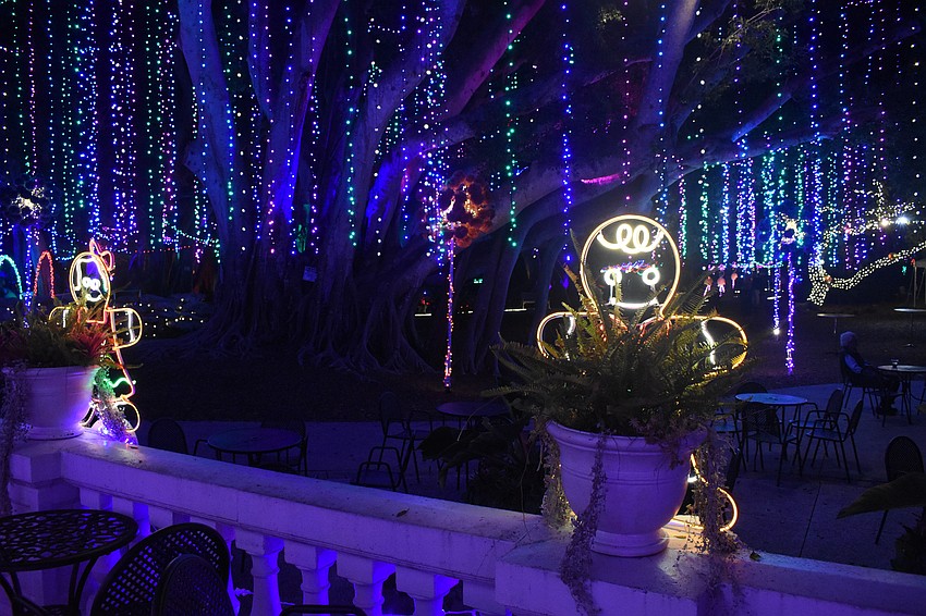 The display features over two million lights.