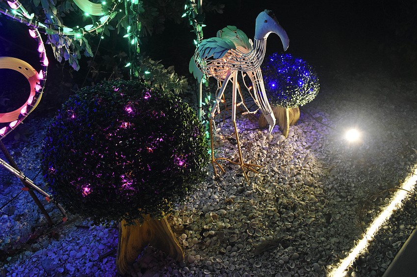 Phil and Carolyn Babas said more mushroom decorations were included this year.