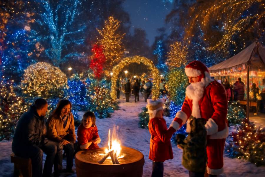 A Magical Winter Escape: Hoffman’s Chocolates Winter Wonderland & Garden of Lights in Florida Florida
