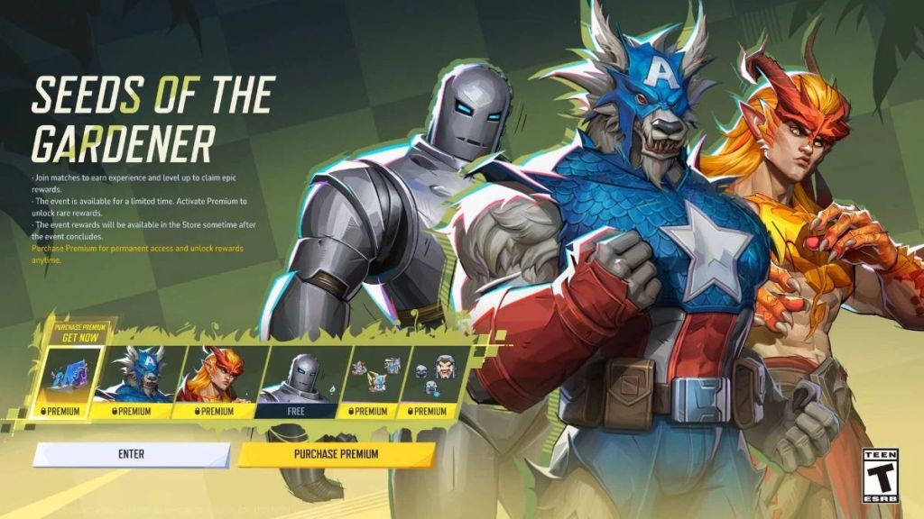 Marvel Rivals Seeds of the Gardener Event Skins