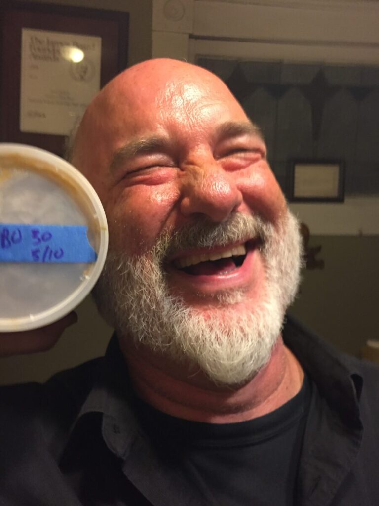 Pableaux Johnson’s New Year’s Feast – Garden & Gun A portrait of a man with a tub of gumbo