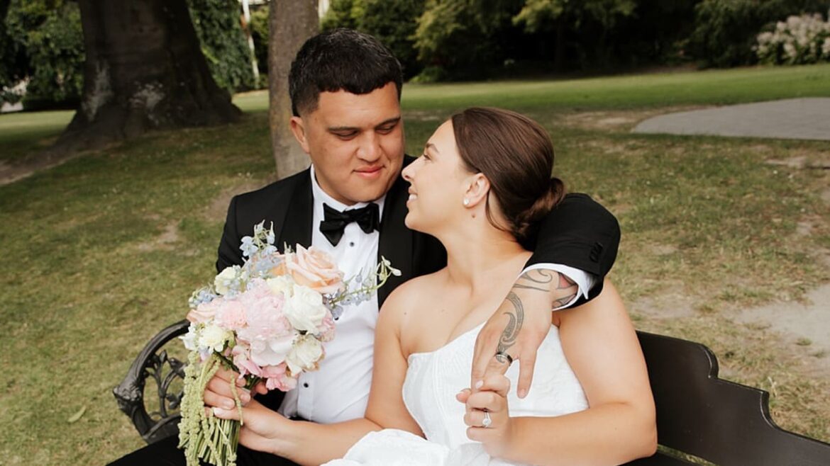 All Black Tamaiti Williams celebrates marriage to Alice Weir in Christchurch garden wedding All Black Tamaiti Williams celebrates marriage to Alice Weir in Christchurch garden wedding