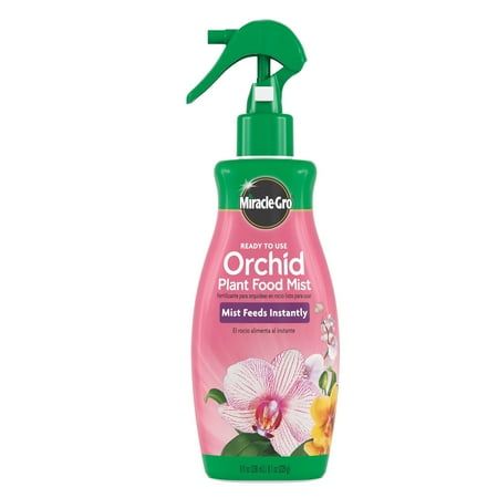 Miracle-Gro Ready to Use Orchid Plant Food Mist, for Indoor Orchid Plants, 8 Oz.