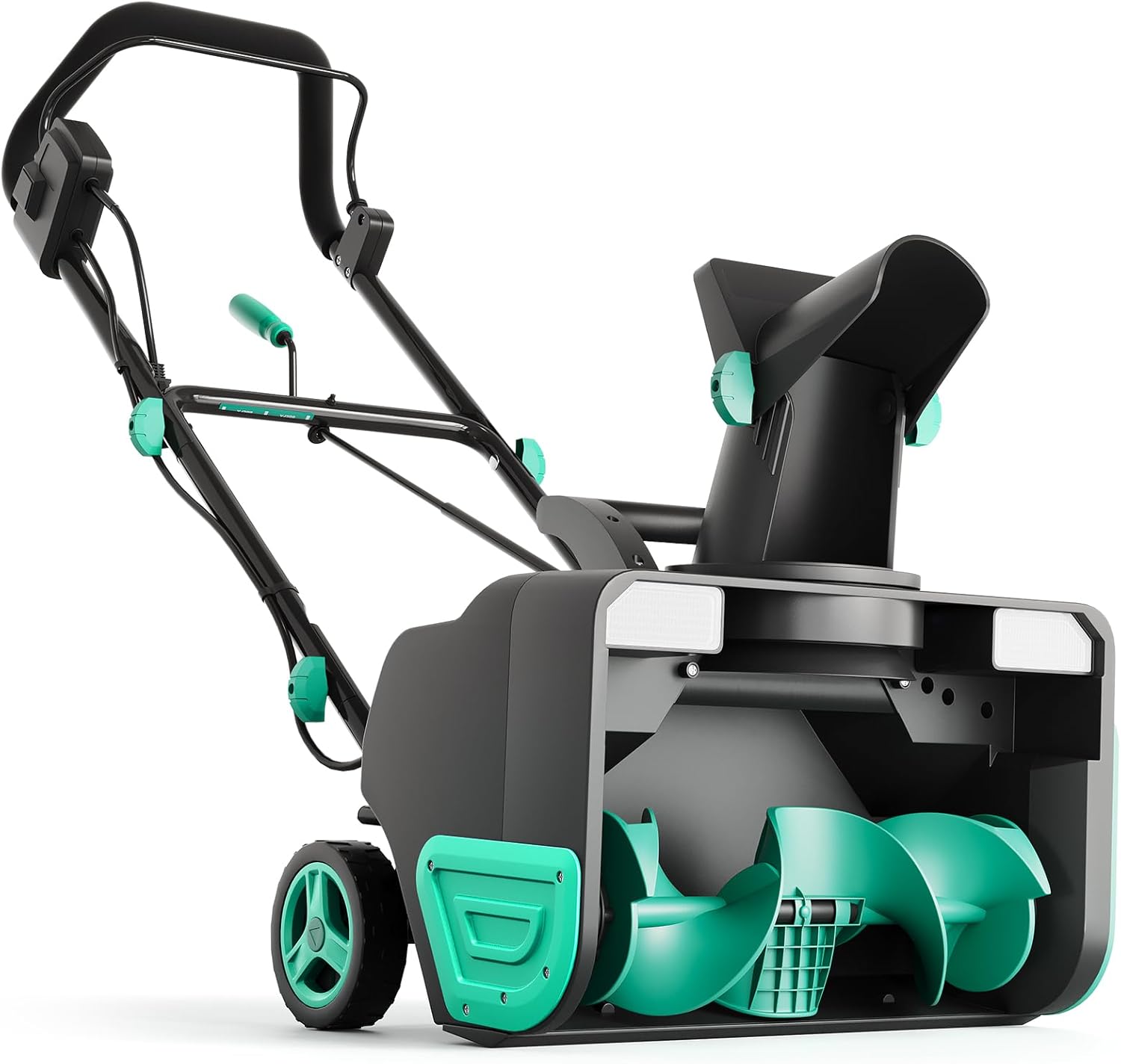 Garvee Electric Snow Blower Cordless - Brushless Motor 20" Width, 10" Depth, 23ft Throwing Distance, 180&deg; Rotating Chute Walkways Driveways Snow Thrower Blaster Dual Led Lights(with 2*4.0ah Batteries)