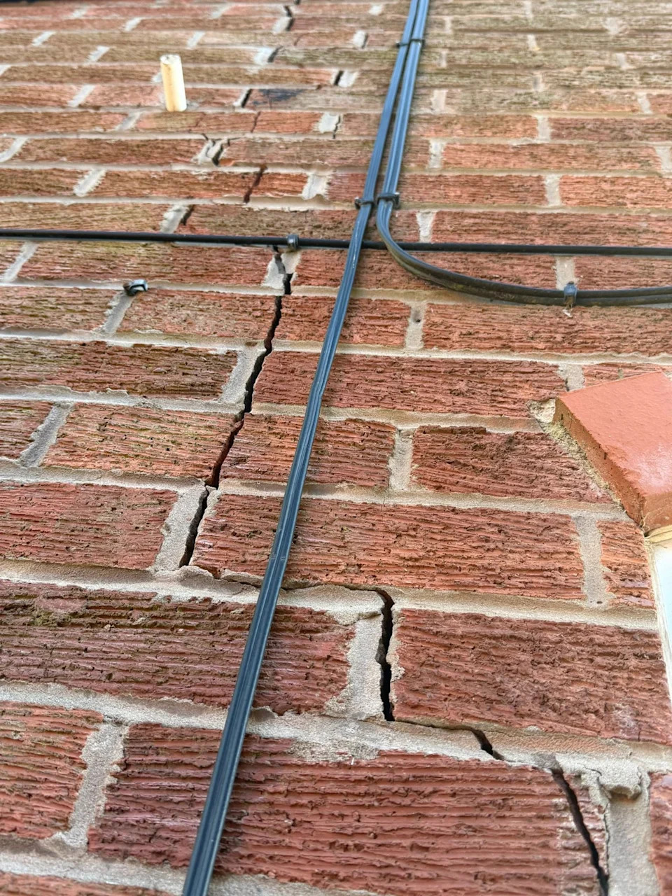 Paula Boardman claims the Astley Warehouse development has caused a crack in her house (Paula Boardman)