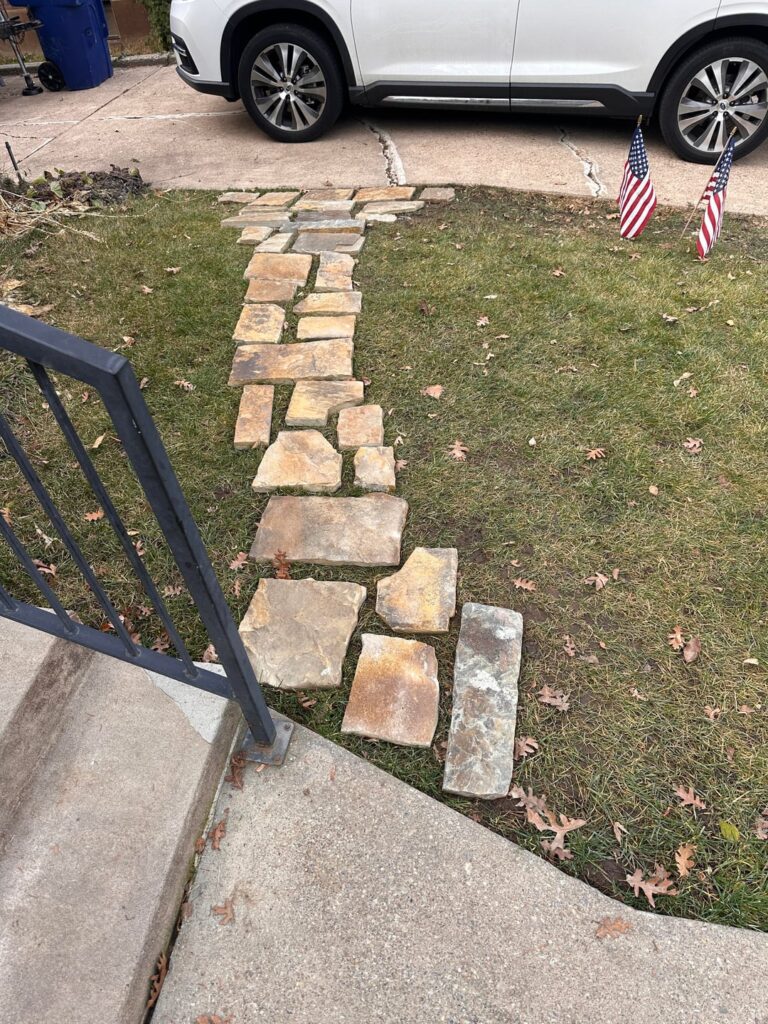 Stone path ideas