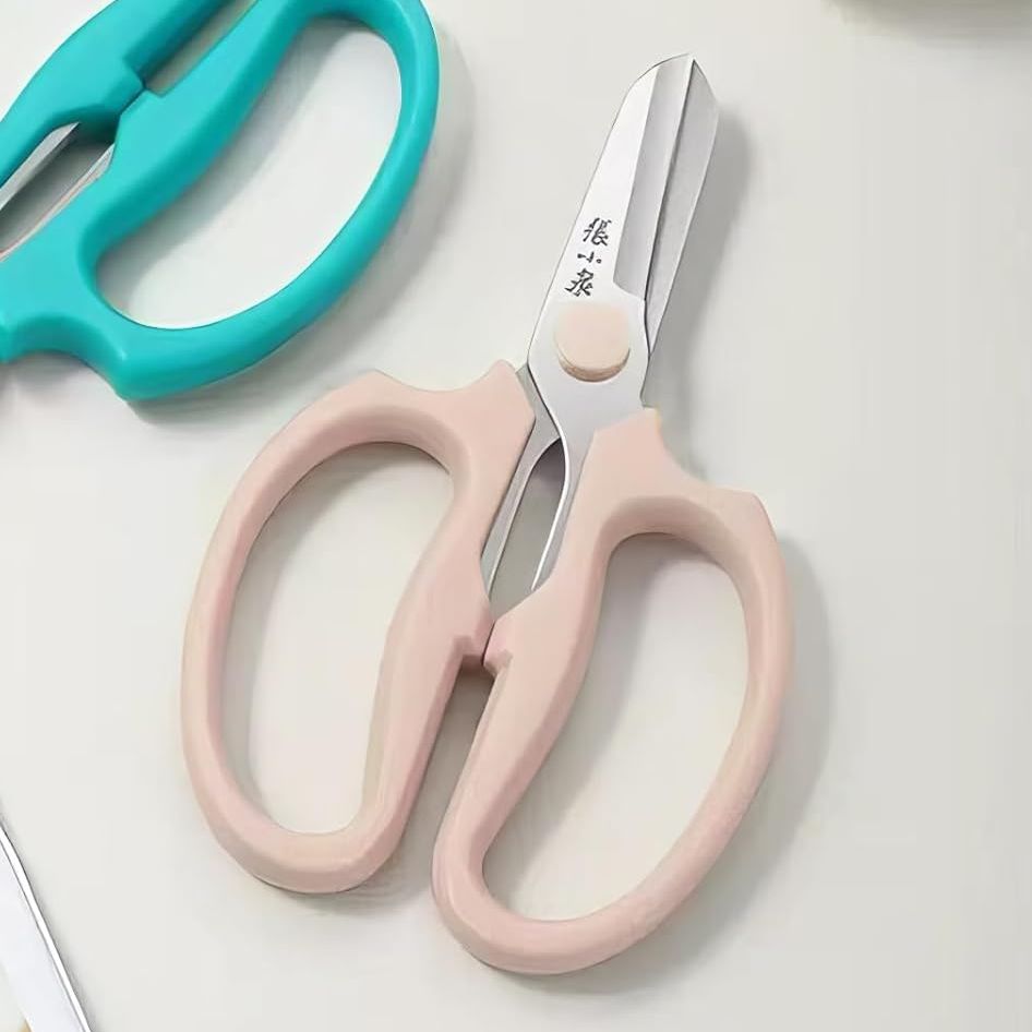 Professional Floral Scissors &amp; Garden Shears - 3.38mm Stainless Steel, Ergonomic Wide Grip for Cutting Fresh Flowers, Florist Supplies, Pruning &amp; Trimming (pink)